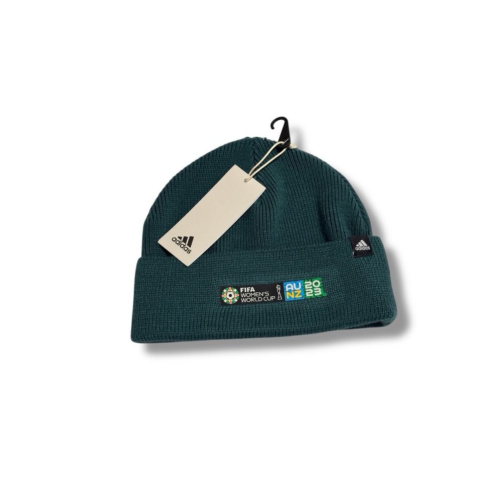 Adidas Women's FIFA AU NZ 2023 Beanie Hat Green Blue Women's